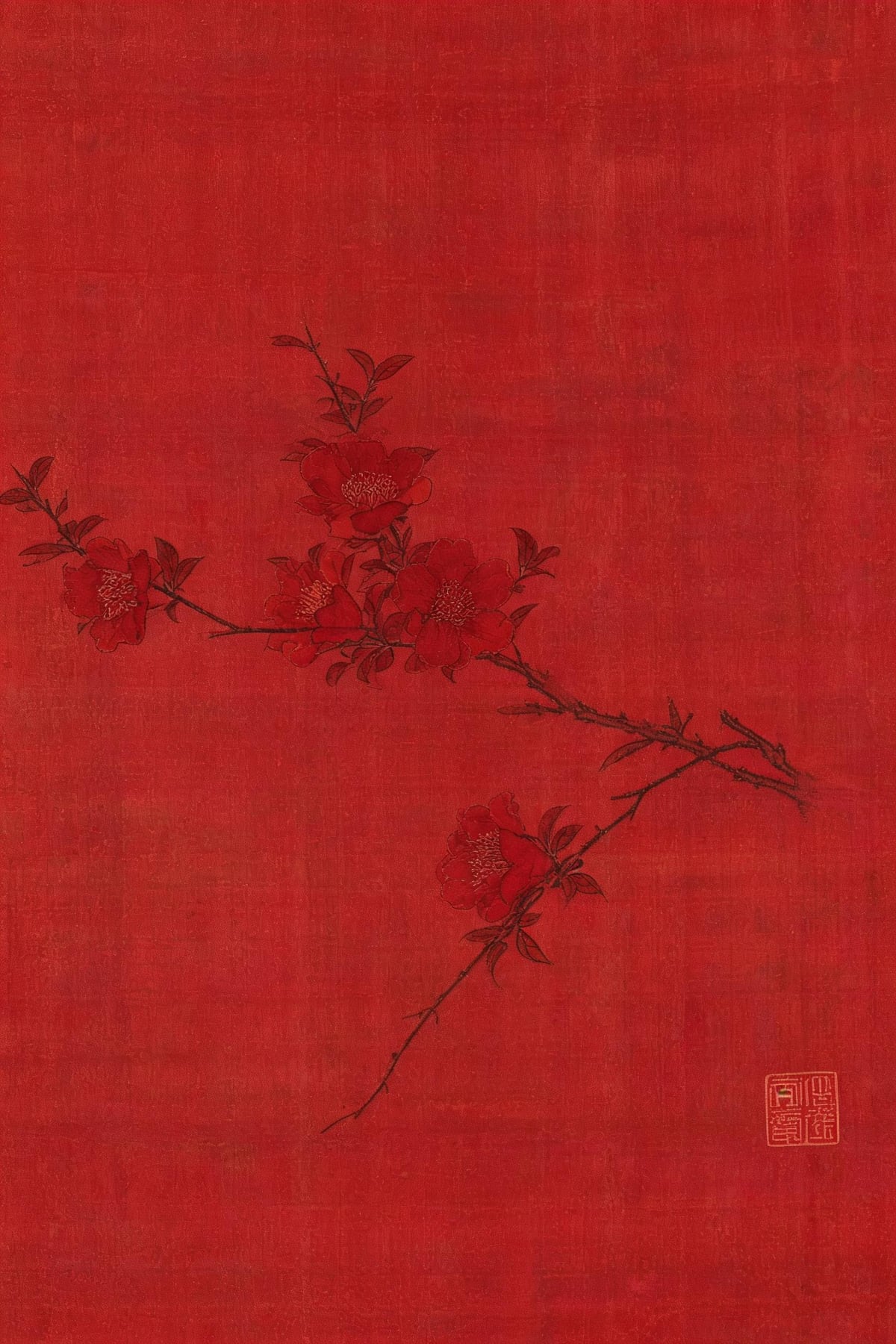 大繎 Great Crimson — #822327, the Combining colour of Summer Solstice