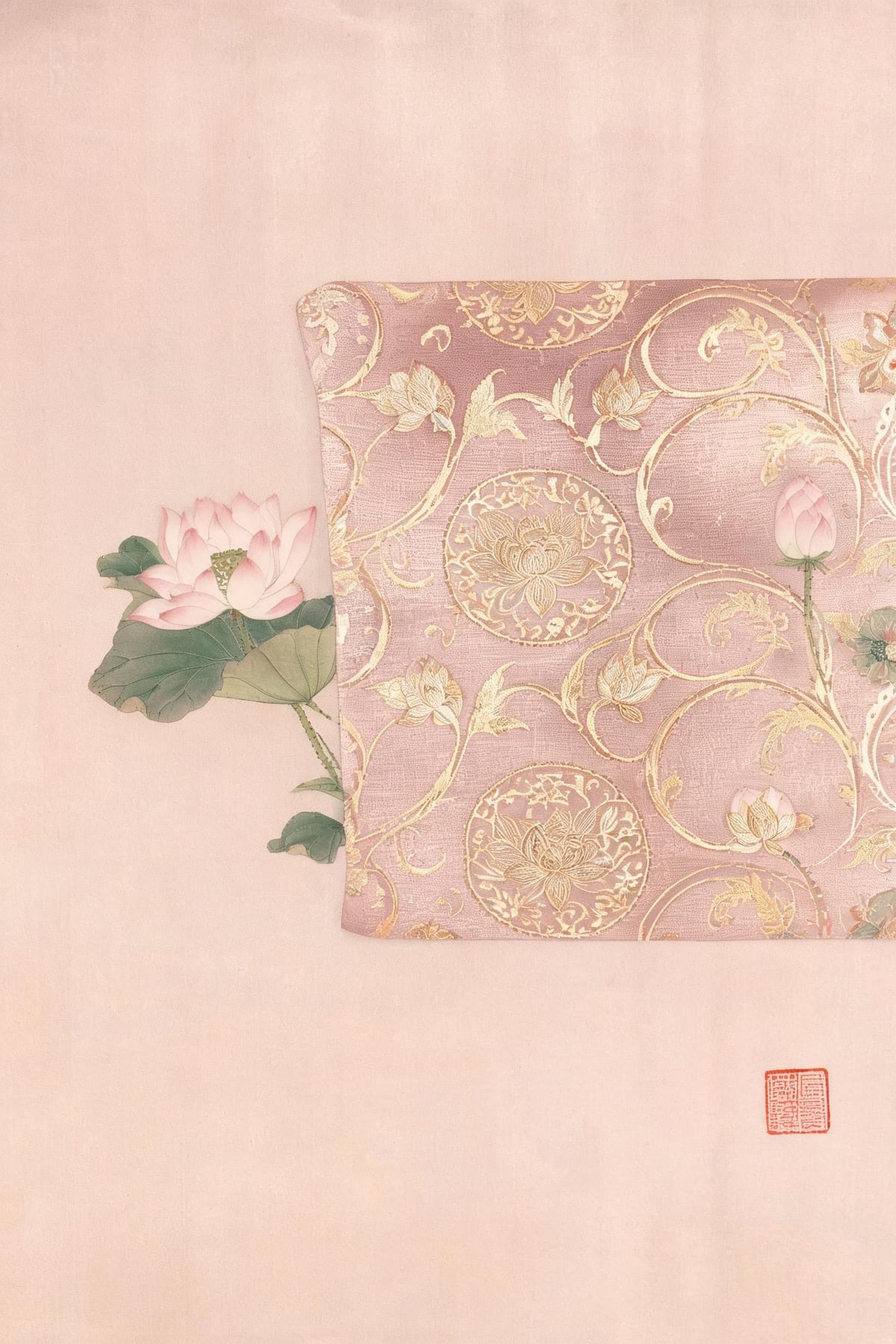 藕荷 Lotus Pink — #E4C6D0, a classical Chinese colour name